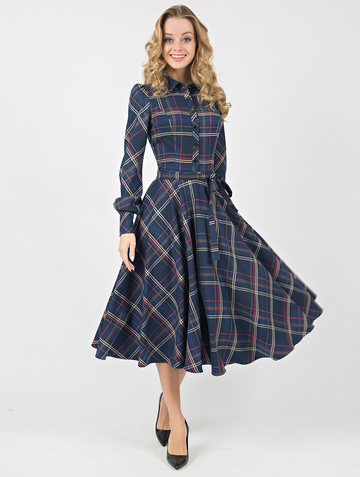 Платье stefania, цвет сине-бежевый Product 02fd8b64 d846 11e8 b9cf 408d5c780b56