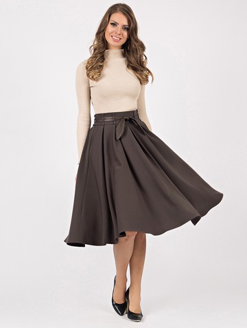 Юбка galina, цвет кофейный Product 0320a63b f94f 11e8 98a1 408d5c780b56
