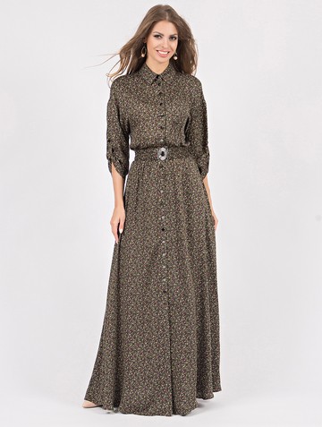 Платье oleandra, цвет хвойный Product 03a0791d 90d0 11e8 9cf7 408d5c780b56