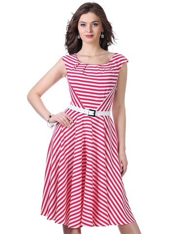 Платье rona, цвет бело-розовый Product 0485f7df 3881 11e6 bd0a 408d5c780b56