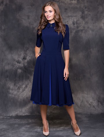 Платье GPl00082V(dotty), цвет синий