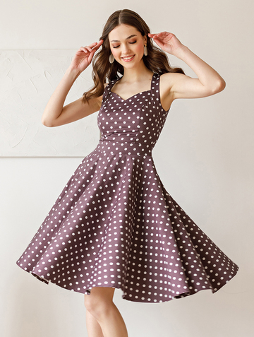 Платье GPl00226L(adella), цвет лилово-белый