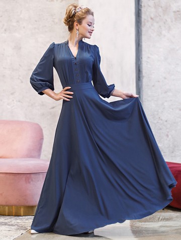 Платье miroslava, цвет индиго Платье miroslava, цвет индиго