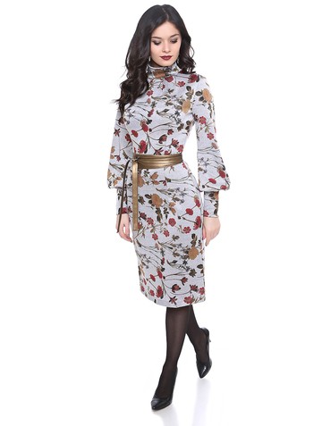 Платье delly, цвет серо-розовый Product 20f12341 a771 11e7 b80f 408d5c780b56