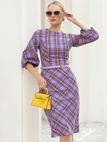 Платье Pl000881V(miony), цвет фиалковый