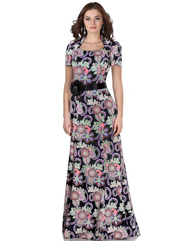 Платье nimfa, цвет черно-розовый Product 2764f27f cb40 11e5 8cd3 408d5c780b56