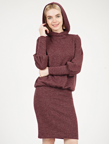 Платье midjy, цвет бордовый