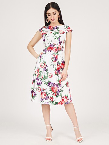 Платье djovanna, цвет бело-розовый Product 31dd3343 7c9e 11e9 9461 408d5c780b56