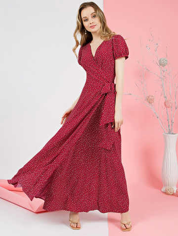 Платье MPl00081L(tika), цвет бордовый