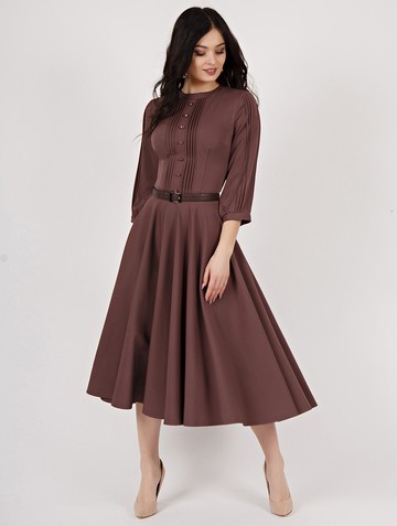 Платье katrin, цвет сливово-вишневый Product 44a3ea5f 868f 11e8 9292 408d5c780b56