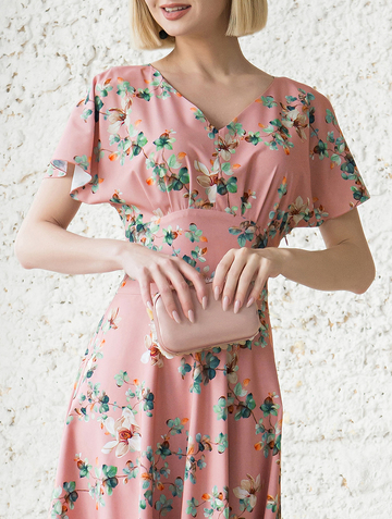 Платье lada, цвет розово-бирюзовый