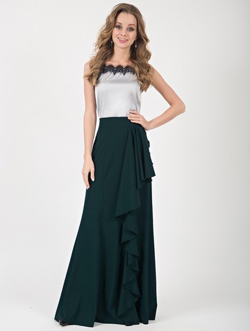 Юбка roza, цвет темно-зеленый Product 4af7142c 288d 11e9 b1d9 408d5c780b56