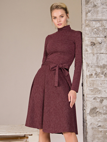 Платье Pl000105Z(lady), цвет бордовый