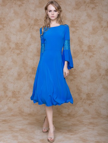 Платье elma, цвет голубой