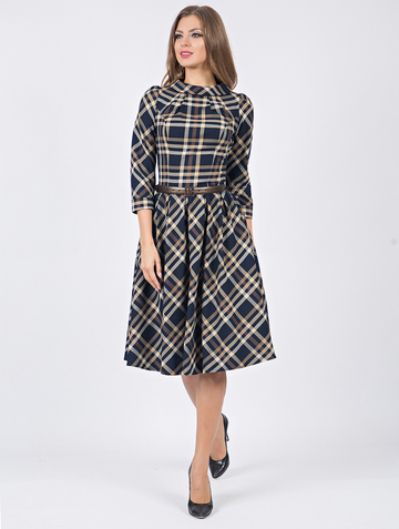 Платье taisia, цвет сине-бежевый Product 54fb3a33 bd7e 11e8 937b 408d5c780b56