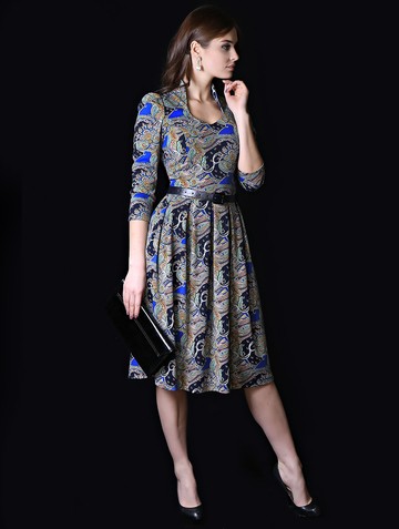 Платье arsy, цвет сине-желтый Product 5da61a75 3ec0 11e6 bd0a 408d5c780b56
