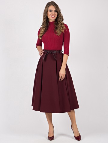 Юбка bler, цвет гранатовый Product 5e680361 f238 11e8 98a1 408d5c780b56