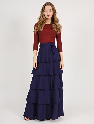 Юбка sarika, цвет чернильный Product 688a0efa 3033 11e9 b7ca 408d5c780b56