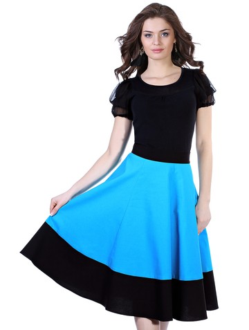 Юбка dara, цвет лазурно-черный Product 6d1948c7 3462 11e6 bd0a 408d5c780b56