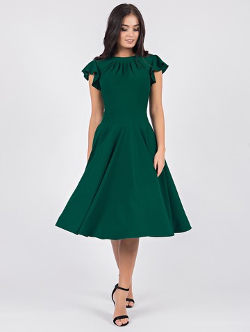 Платье martella, цвет изумрудный Product 7592a160 a6e6 11e8 b6f5 408d5c780b56