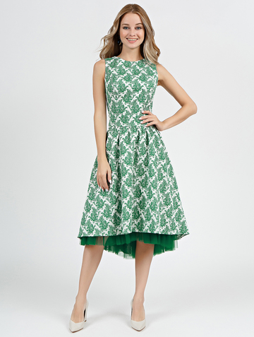 Платье betiana, цвет молочно-зеленый