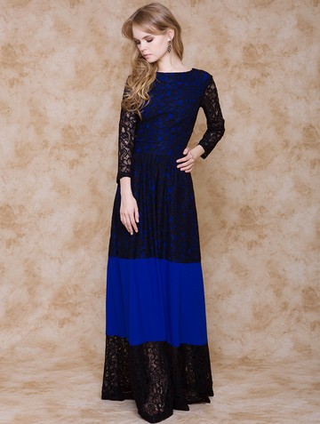 Платье saturia, цвет черно-синий