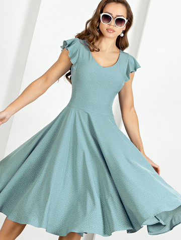 Платье GPl00268L(selisa), цвет серо-зеленый