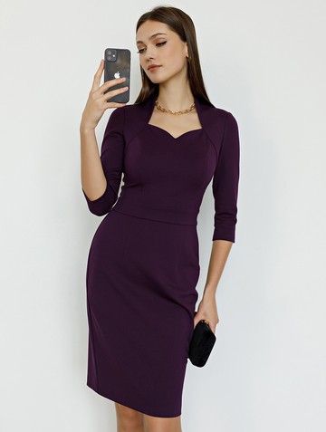 Платье lilipu, цвет темно-фиолетовый