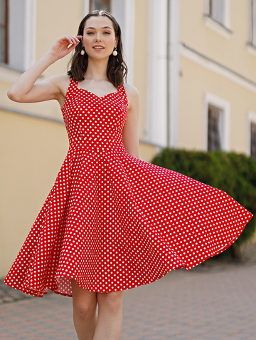 Платье MPl00107L(adella), цвет красный