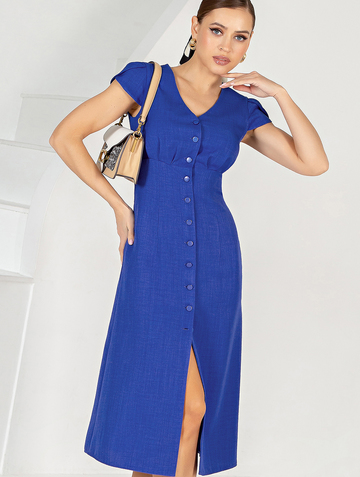 Платье Pl000778L(fidana), цвет васильковый