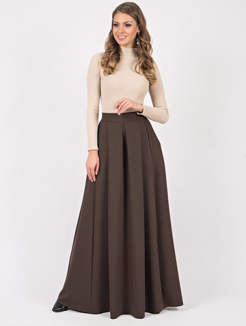 Юбка nargiz, цвет кофейный Product 88391e47 f3de 11e8 98a1 408d5c780b56