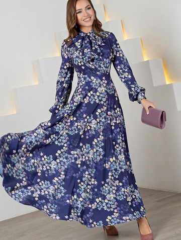 Платье MPl00185V(petty), цвет королевско-синий