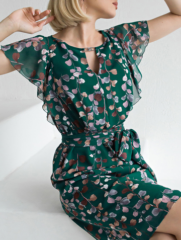 Платье MPl00090L(deila), цвет изумрудный