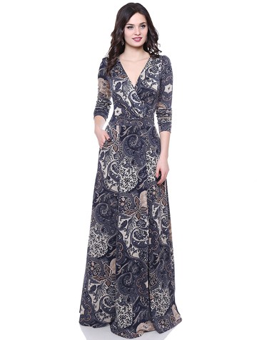 Платье talany, цвет сине-песочный Product 90952795 b005 11e6 a543 408d5c780b56