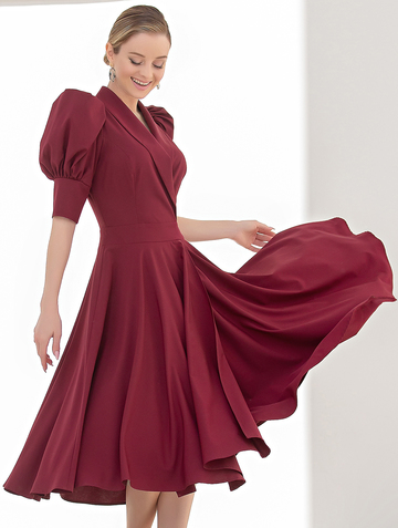 Платье tonya, цвет бордовый