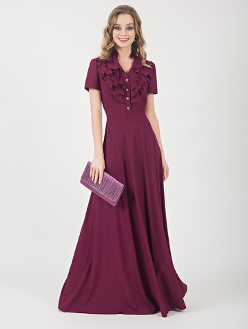 Платье bullia, цвет сливовый Product 98a95859 29e9 11e9 b1d9 408d5c780b56
