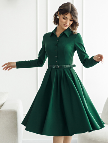Платье lanfren, цвет зеленый