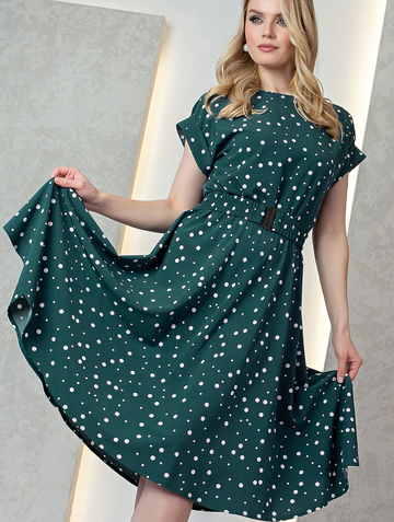 Платье Pl000666L(lana), цвет малахитовый