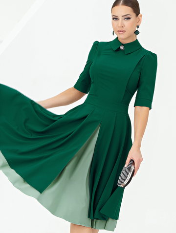 Платье GPl00082V(dotty), цвет зеленый