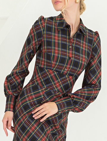 Платье MPl00012Z(twilla), цвет черно-зеленый