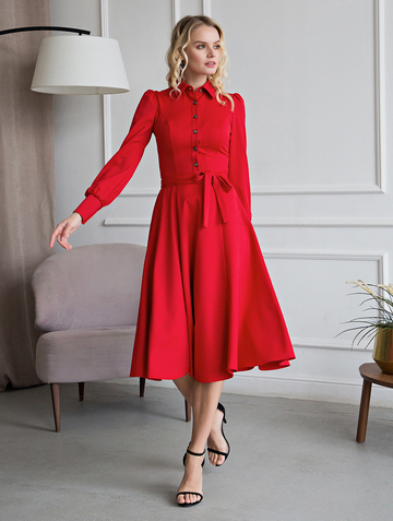 Платье MPl00099V(dilia), цвет красный
