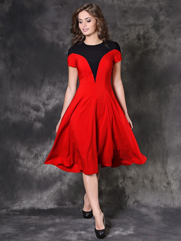Фасоны для красного платья