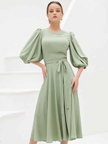 Платье verony, цвет оливковый