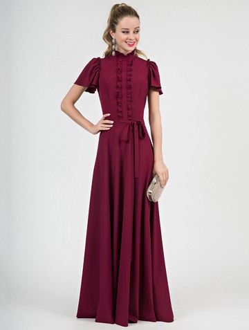 Платье selavy, цвет бордо