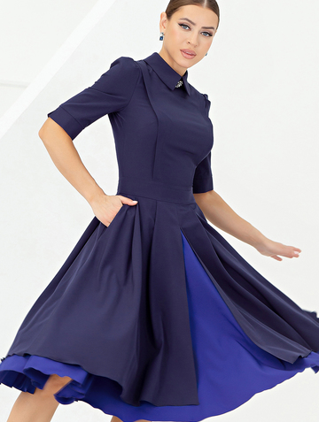 Платье GPl00082V(dotty), цвет синий