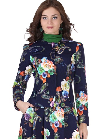 Жакет tais, цвет огурцы на синем Product c4bd06c8 71b4 11e5 aa39 6cf049b91f32