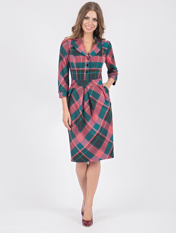Платье arsiana, цвет розово-бирюзовый Product d0878f14 a781 11e8 b6f5 408d5c780b56