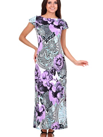 Платье princes, цвет сиреневые цветы Product d6be704f 8620 11e6 8c68 408d5c780b56