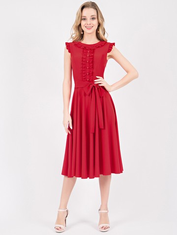 Платье fidjy, цвет красный