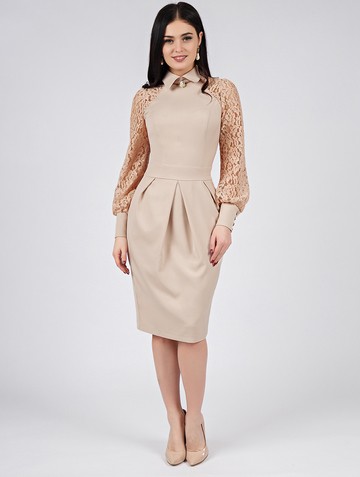Платье persy, цвет бежевый Product e6d557f5 fe02 11e8 af1d 408d5c780b56